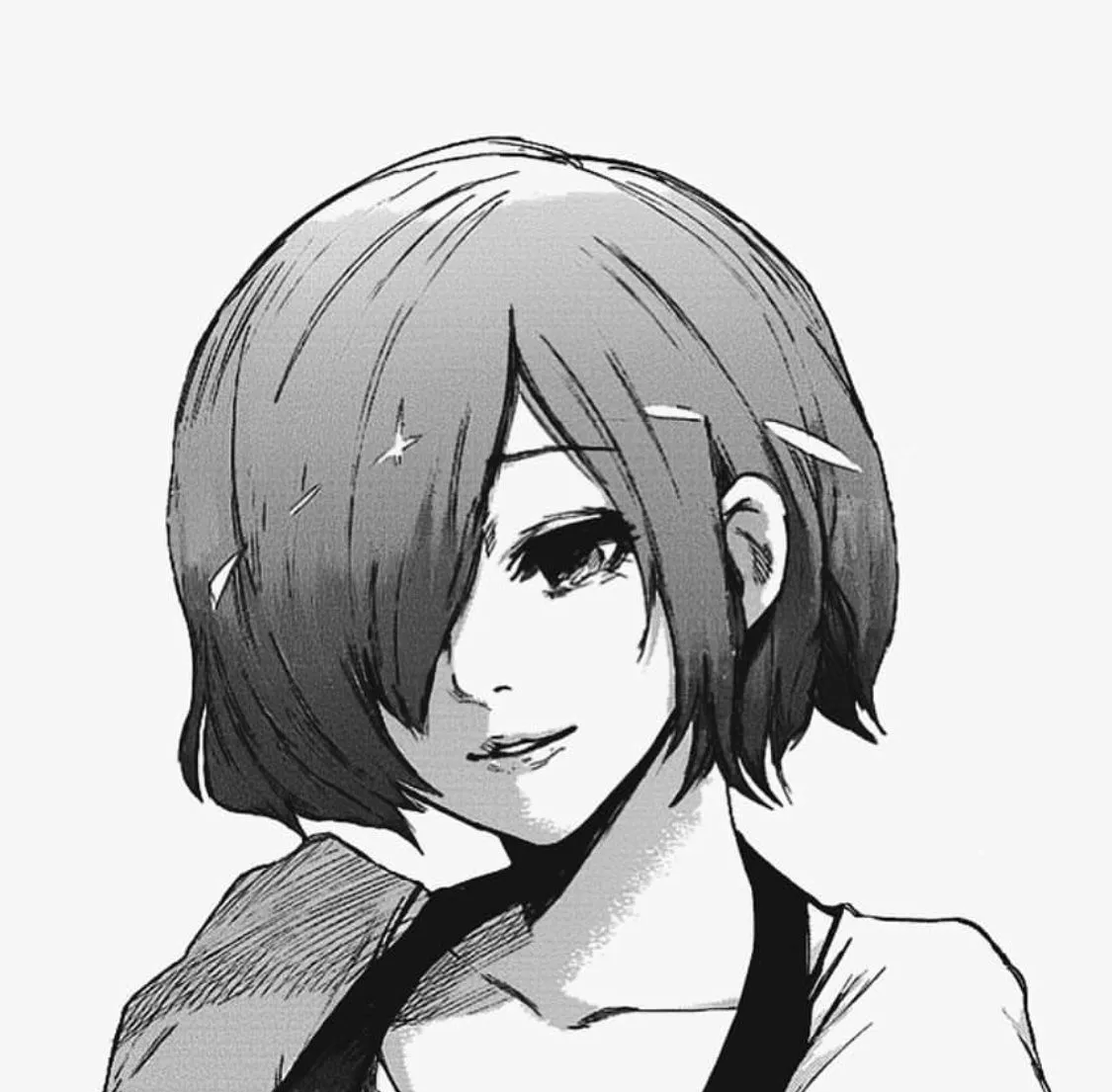 Kirishima Touka smiling